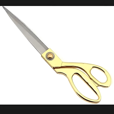 Picture of Golden Handle Stainless Steel Tailoring Scissor - Large 10.5inch - Scissor