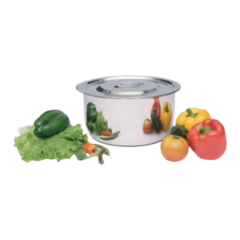 Picture of SKB Stainless Steel BD Pan with SS Lid -24 CM