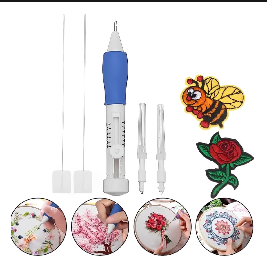 Picture of Magic Weaving DIY Sewing Embroidery Punch Needle Pen Handle Stitching Tool