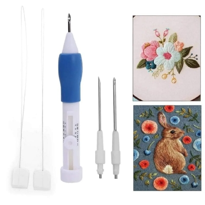 Picture of Magic Weaving DIY Sewing Embroidery Punch Needle Pen Handle Stitching Tool