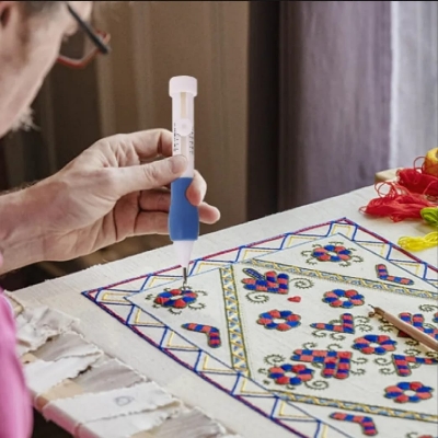 Picture of Magic Weaving DIY Sewing Embroidery Punch Needle Pen Handle Stitching Tool