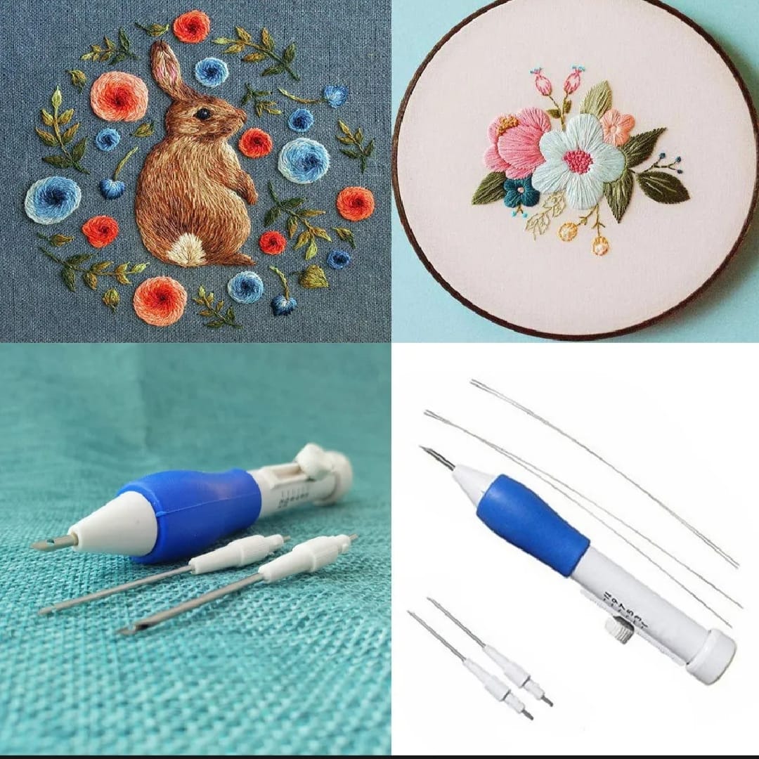 Picture of Magic Weaving DIY Sewing Embroidery Punch Needle Pen Handle Stitching Tool