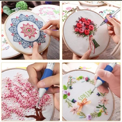 Picture of Magic Weaving DIY Sewing Embroidery Punch Needle Pen Handle Stitching Tool