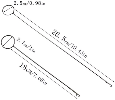 Picture of Sewing Loop Turner, Loop Turner Tool Home Sewing Sturdy Stainless Steel for Shoelaces Package Band for DIY Knitting Accessories