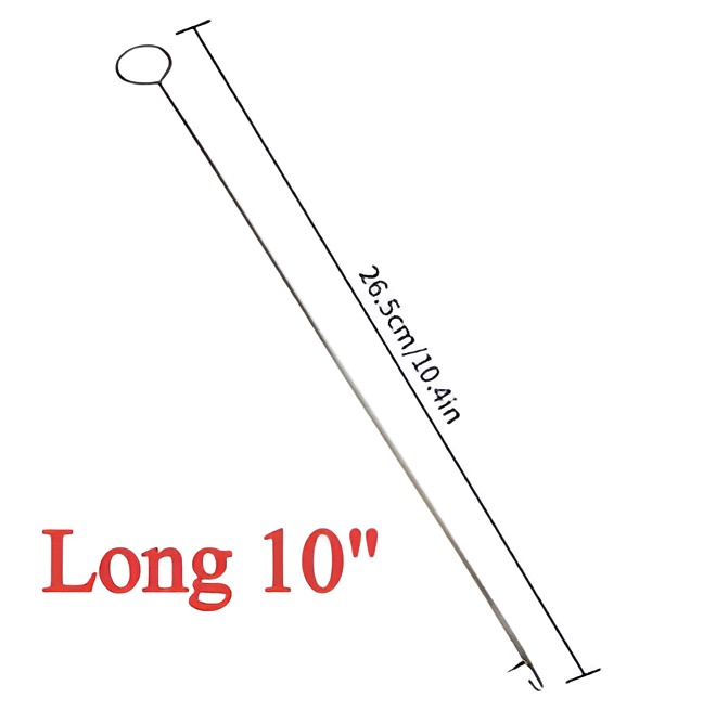 Picture of Sewing Loop Turner, Loop Turner Tool Home Sewing Sturdy Stainless Steel for Shoelaces Package Band for DIY Knitting Accessories