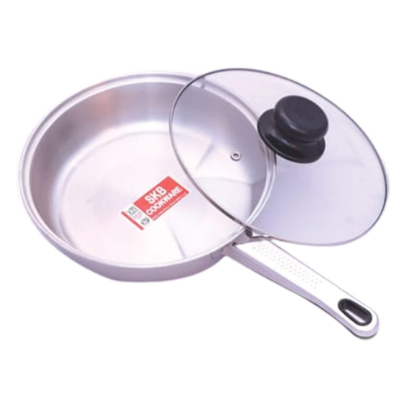 Picture of SKB Frying Pan With Glass Lid-18 CM