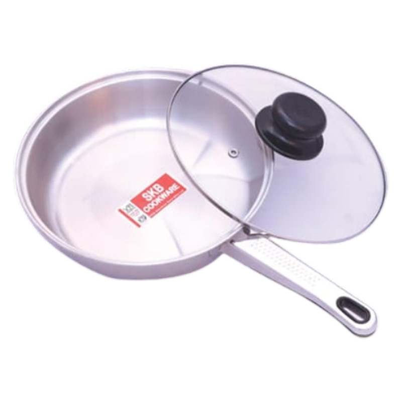 Picture of SKB Frying Pan With Glass Lid-22 CM