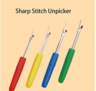 Picture of 4 piece DIY Stitch Opener Tool | Seam Ripper