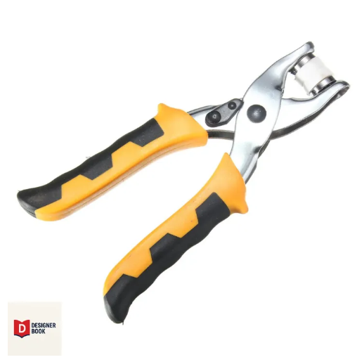 Picture of High Quality Snap Button Piler Tool | Snap Fasteners Kit | Metal Snap Buttons with Fastener Pliers Press | 100 Free Buttons