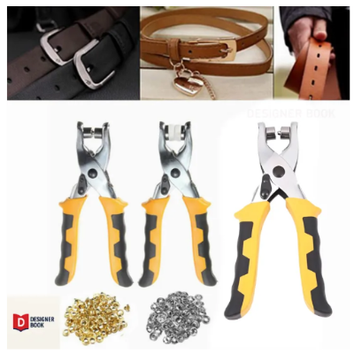 Picture of High Quality Snap Button Piler Tool | Snap Fasteners Kit | Metal Snap Buttons with Fastener Pliers Press | 100 Free Buttons