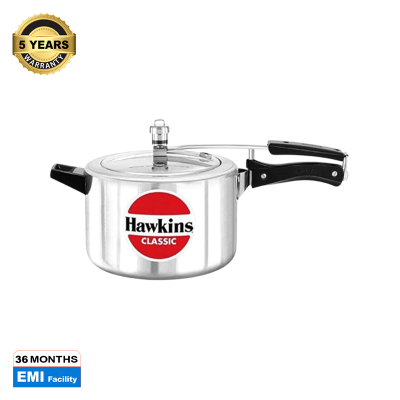 Picture of 5L Pressure Cooker Hawkins Classic (Aluminium) Made in India