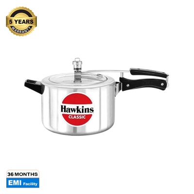 Picture of 5L Pressure Cooker Hawkins Classic (Aluminium) Made in India
