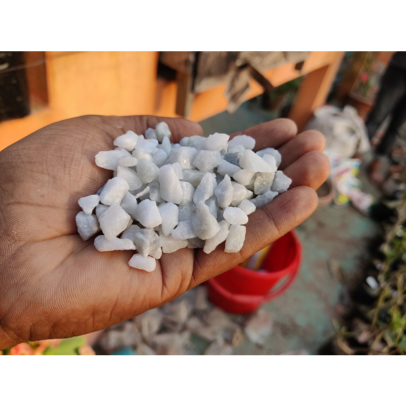 Picture of White Stone ( সাদা রঙ এর পাথর) - 0.5 kg / 500 gram Pack of Natural White Color  Decoration Stone Rocks for Aquarium and Many More Decoration Use