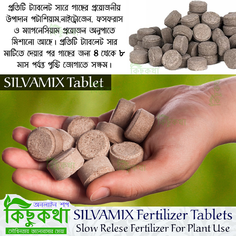 Picture of Silvamix Tablet Fertilizer - 10 pcs Slow Release Fertilizer For Plant Selected Quantity - সিলভামিক্স
