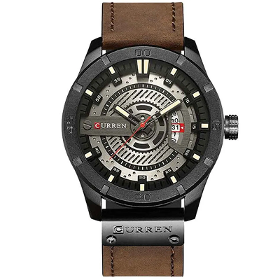 Picture of Curren 8301Chocolate Analog Leather Watch for Men