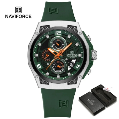 Picture of NAVIFORCE 8051 - Casual Fashion Multifunction Quartz Chronograph Luminous Wrist Watch for Men