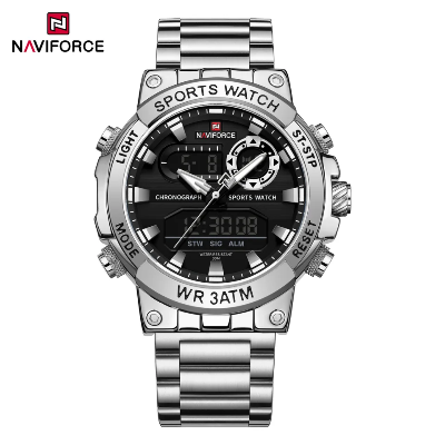 Picture of NAVIFORCE 9237  Fashion Casual Men's Digital Watches Dual Display Multi Functional Quartz Watch For Men