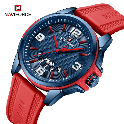 Picture of NAVIFORCE 9215 Original Quartz Watch for Men Fashion Business Silicone Strap Waterproof Luminous Male Wristwatches Relogio Masculino