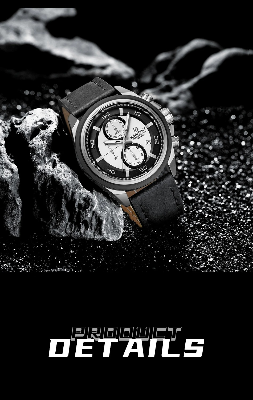 Picture of NAVIFORCE 8075 Casual Fashion Watches for Man Luminous  Date Display Genuine Leather Band Male Clock Relogios Masculino & Silver White