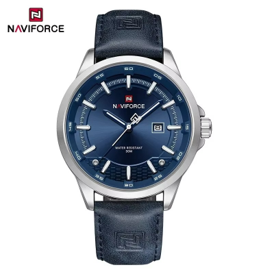 Picture of NAVIFORCE 9248 Men Watch Sport Wristwatch Top Brand Luxury Auto Date Silicone Leather Quartz Original Male Clock Gift