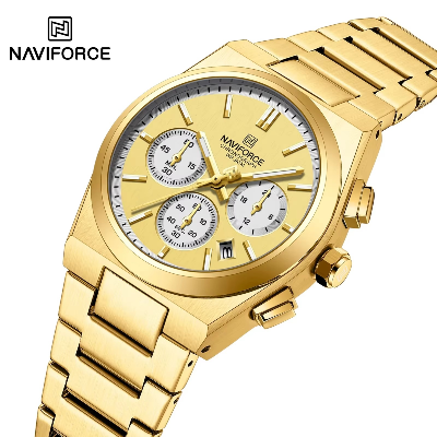 Picture of Naviforce 8048 Luminous Multi-Function Business Watches Fashion Lover's Three-Eye Chronograph uxury Watch for Men