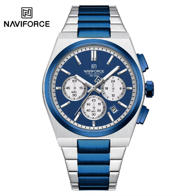 Picture of Naviforce 8048 Luminous Multi-Function Business Watches  Fashion Lover's Three-Eye Chronograph Luxury Watch for Men