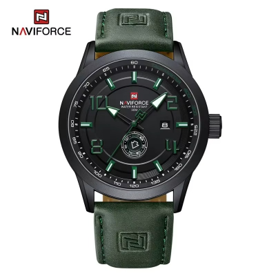 Picture of NAVIFORCE 9229 Brand Men's Sport Watches Luxury Military Waterproof Quartz Wristwatch Luminous PU Strap Clock Relogio Masculino 2025