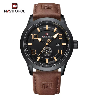 Picture of NAVIFORCE 9229 Brand Men's Sport Watches Luxury Military Waterproof Quartz Wristwatch Luminous PU Strap Clock Relogio Masculino 2025