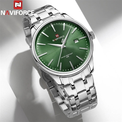 Picture of Top Brand NAVIFORCE 9230 Men's Calendar Watch Waterproof Fashion Business Stainless Steel Strap Quartz Wristwatches Relogio Masculino