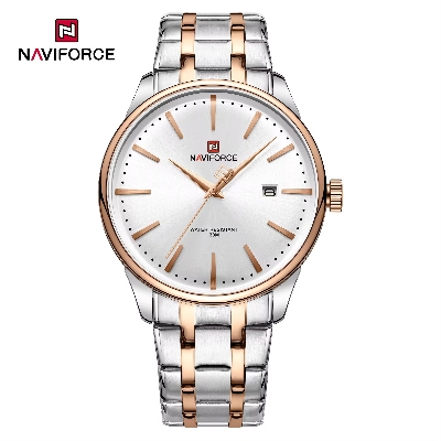 Picture of Top Brand NAVIFORCE 9230 Men's Calendar Watch Waterproof Fashion Business Stainless Steel Strap Quartz Wristwatches Relogio Masculino