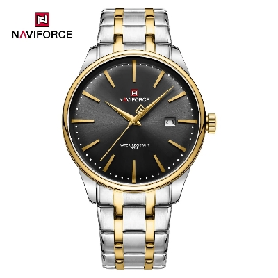Picture of Top Brand NAVIFORCE 9230 Men's Calendar Watch Waterproof Fashion Business Stainless Steel Strap Quartz Wristwatches Relogio Masculino