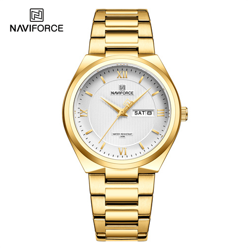 Picture of NAVIFORCE 8030 SBE Luminous Hands Luxury Quartz Date Watch for Men Watch
