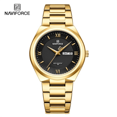 Picture of NAVIFORCE 8030 SBE Luminous Hands Luxury Quartz Date Watch for Men Watch