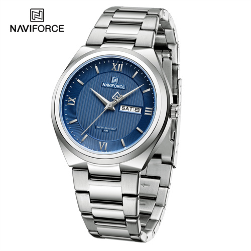 Picture of NAVIFORCE 8030 SBE Luminous Hands Luxury Quartz Date Watch for Men Watch