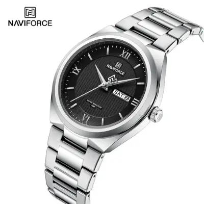Picture of NAVIFORCE 8030 SBE Luminous Hands Luxury Quartz Date Watch for Men Watch