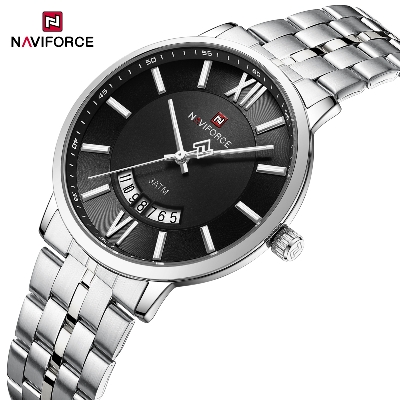 Picture of NAVIFORCE 9238 Top Luxury Men's Quartz WristWatch Original Fashion Gold Watches for Men Waterproof Business Steel Man Clock