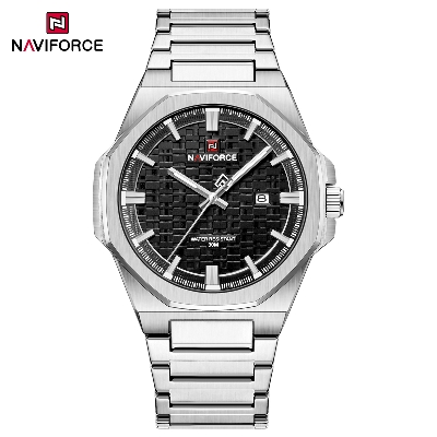 Picture of Naviforce 9245 Fashion Top Brand Watches for Men Calendar Simple Quartz Stainless Steel Strap Wristwatches