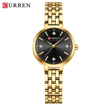 Picture of CURREN 9106 Women's Dress Watches Top Luxury Brand Ladies Quartz Watch Stainless Steel Mesh Wristwatch