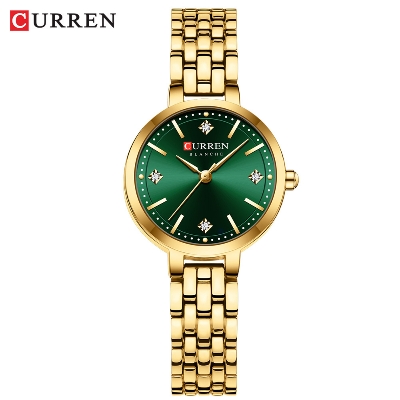 Picture of CURREN 9106 Women's Dress Watches Top Luxury Brand Ladies Quartz Watch Stainless Steel Mesh Wristwatch