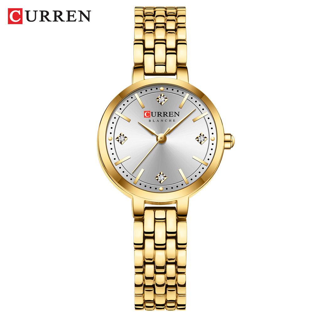 Picture of CURREN 9106 Women's Dress Watches Top Luxury Brand Ladies Quartz Watch Stainless Steel Mesh Wristwatch