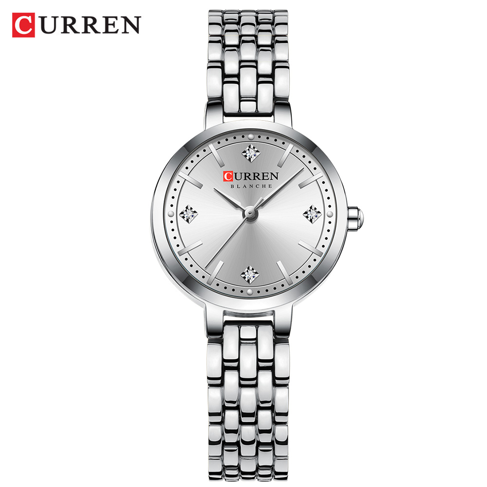 Picture of CURREN 9106 Women's Dress Watches Top Luxury Brand Ladies Quartz Watch Stainless Steel Mesh Wristwatch