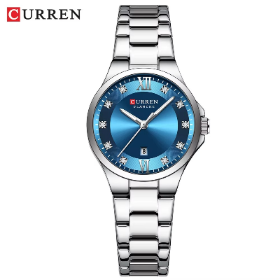 Picture of CURREN  9107 Quartz Watch for Women Fashion Luxury Round Stainless Steel Waterproof Luminous Ladies Wristwatch