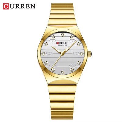 Picture of CURREN 9110 top brand watch for women Young luxury ladies watch Round Dial Stainless Steel reloj mujer