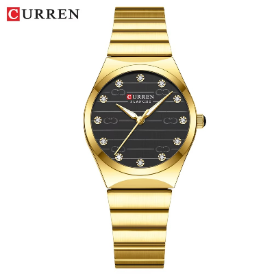 Picture of CURREN 9110 top brand watch for women Young luxury ladies watch Round Dial Stainless Steel reloj mujer