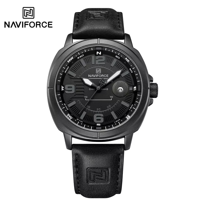 Picture of NAVIFORCE  8078 High Quality Male Wristwatch PU Band Calendar Brand Men Quartz Watch Auto Date Display  Clocks Reloj Hombre