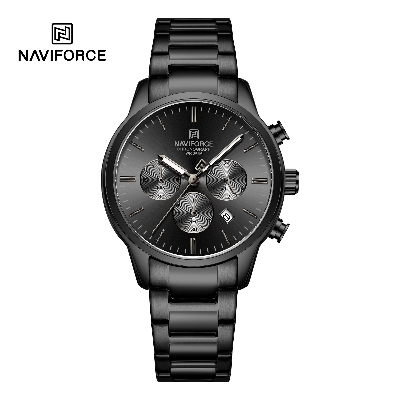 Picture of NAVIFORCE 8076 Sports Luxury Man's Wristwatch Quartz 30M Waterproof Shockproof Stainless Strap Watches for Men Casual Clock