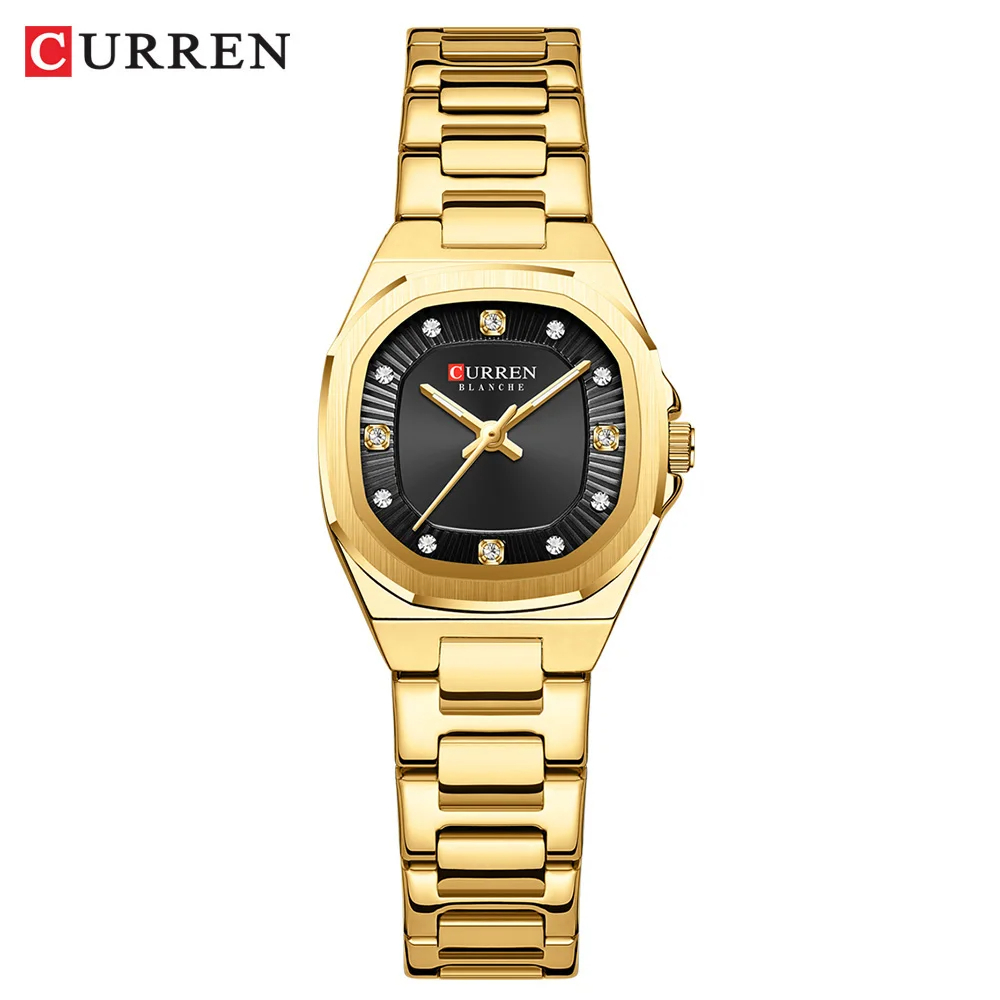 Picture of CURREN 9104 Elegant Women Wristwatch  Luminous Watch Ladies Stainless Steel Quartz Square Dial Women's Watches Female