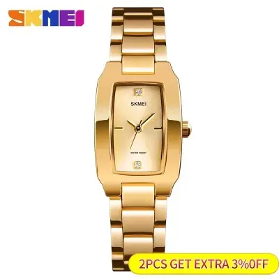 Picture of Skmei 1400 Women's Fashion Casual Quartz Watches Square  Sport Watches Chronograph Luxury Wristwatch