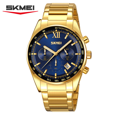 Picture of SKMEI 9096 Men's Fashion Japan Movt Quartz Watch Stainless Steel