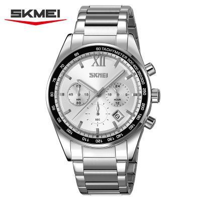 Picture of SKMEI 9096 Men's Fashion Japan Movt Quartz Watch Stainless Steel
